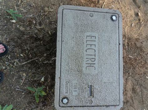 electrical box underground driveway|electric underground pull box covers.